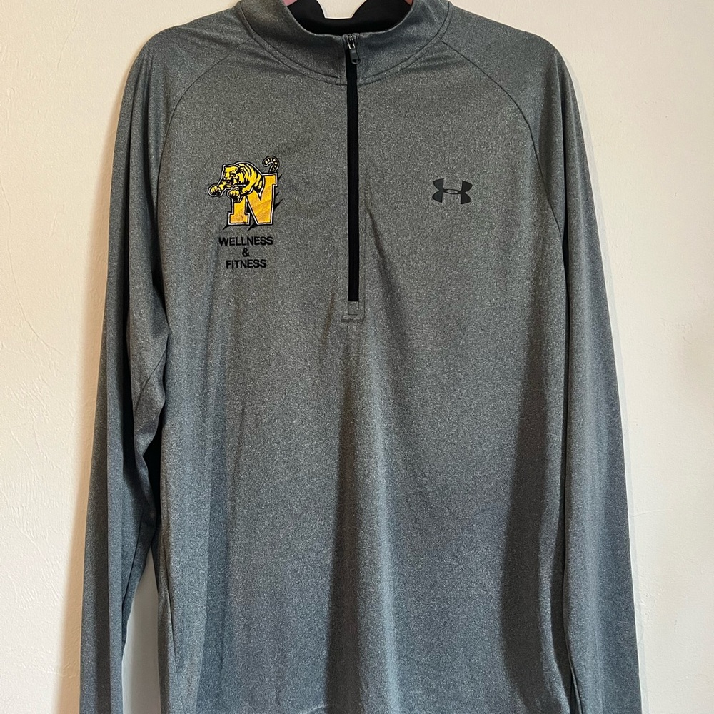 Under Armour Gray Quarter-Zip Shirt Jacket